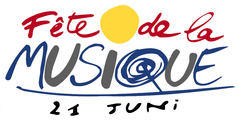 klassisches Logo der Fête de la Musique